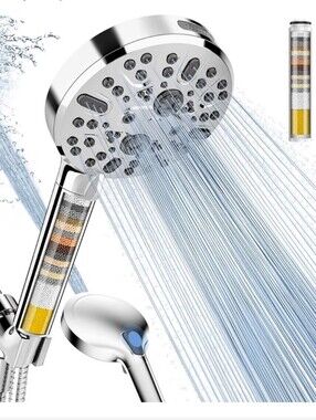 Filtered Showerhead Plus 3 Filters Included Chrome